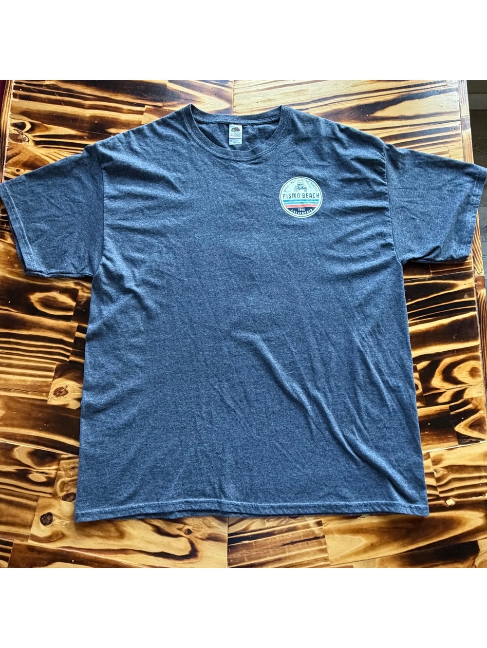Pismo Beach California blue graphic T-shirt
